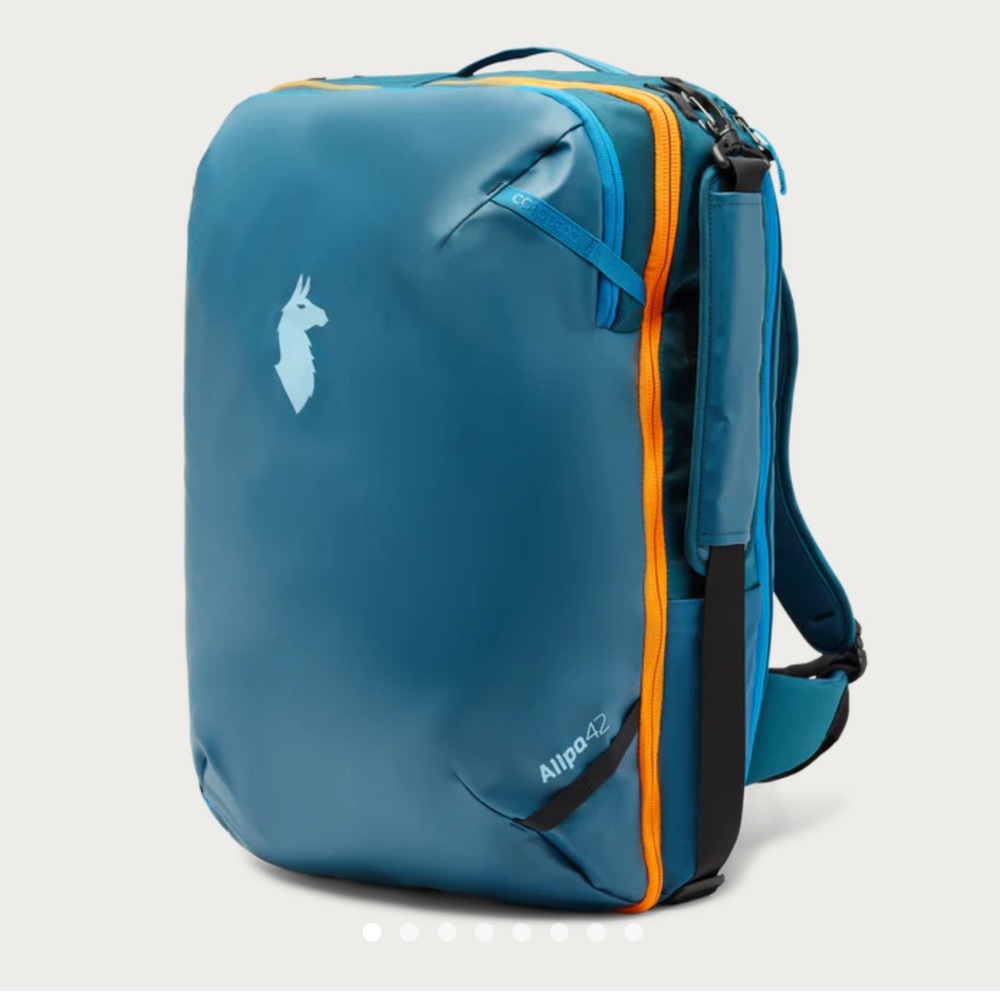 New with tags! Great travel bag just not the colors I’d like. Willing to trade